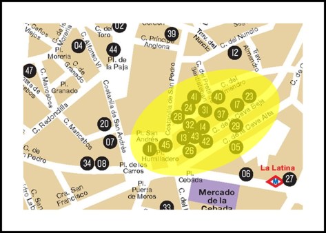 mapa la latina pincho sabado 11