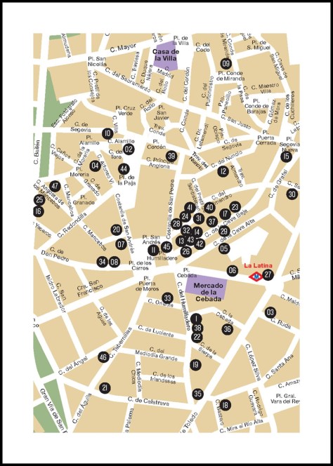 mapa la latina pincho week